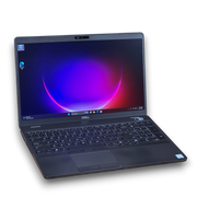 Laptopty od 500 zł black Dell Precision 3541 laptop with 15.6" FHD screen, Intel Core i7, 16GB RAM, 256GB SSD, and Nvidia Quadro graphics.