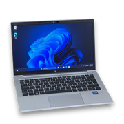 Laptopty od 500 zł silver HP EliteBook 830 G8 laptop with 13.3-inch screen and Intel Core i5 processor.