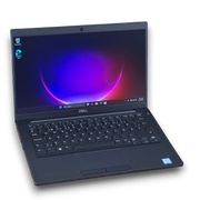 Laptopty od 500 zł black Dell Latitude 7390 laptop with 13.3" HD screen, Intel Core i5 processor, 8GB RAM, and 256GB SSD.