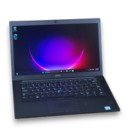 Laptopty od 500 zł black Dell Latitude 7490 laptop with 14-inch FHD screen and Intel Core i7 processor.