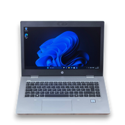 Laptopty od 500 zł silver HP ProBook 640 G5 laptop with 14-inch HD display and Intel Core i3 processor.
