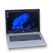 Laptopty od 500 zł silver HP ProBook 640 G5 laptop with 14" HD display and Intel Core i3 processor.